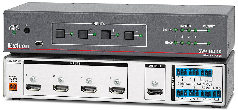 Mira Connect Controls Extron Video Switchers