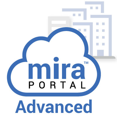 Mira Portal Advanced subscription for 12 months includes remote management, Mira Connect Me, text messaging, and more.