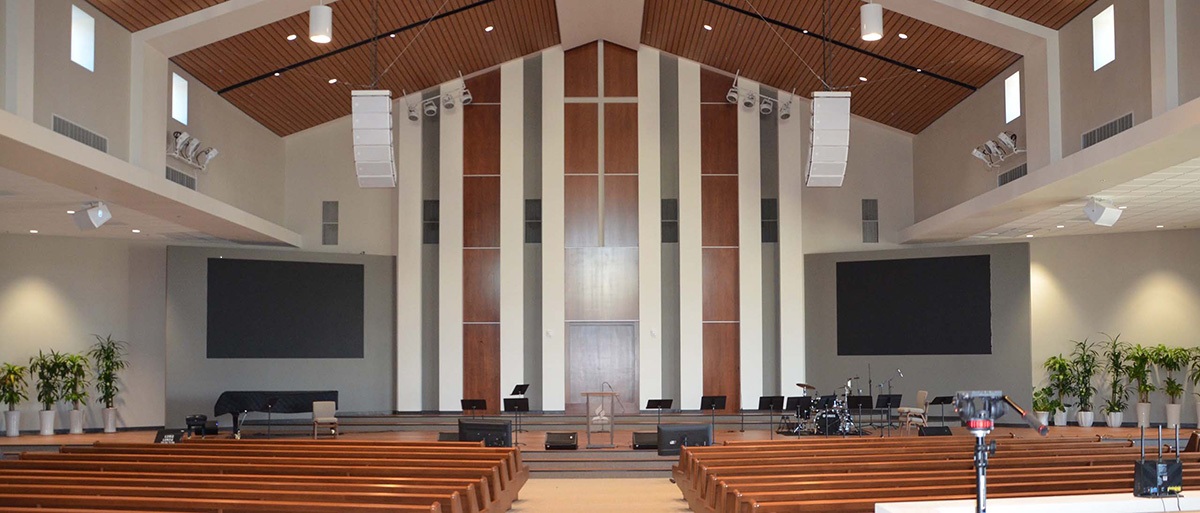Mira Connect AV control applications in houses of worship